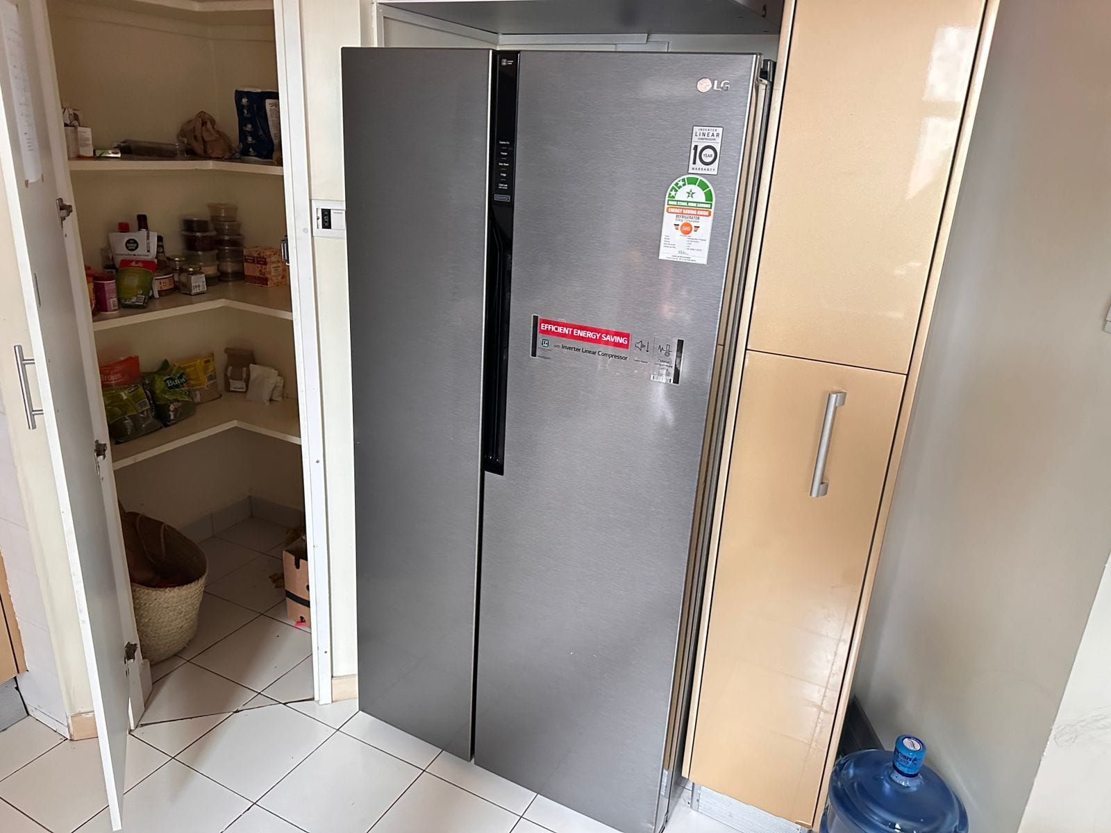 SIDE BY SIDE LG FRIDGE GCB247KQDV Corido Marketplace
