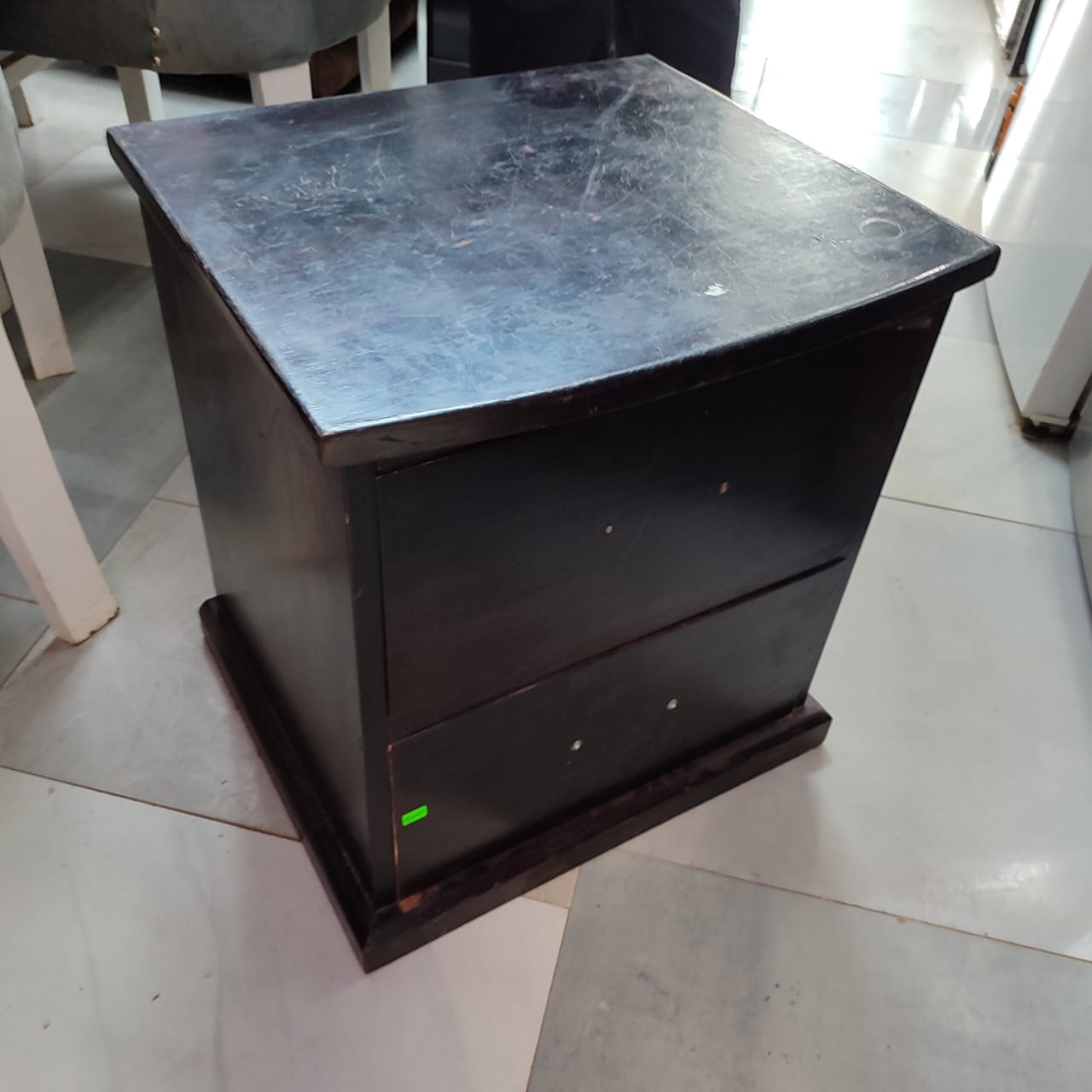 DARK GREY WOODEN SIDE DRAWER | Corido Marketplace