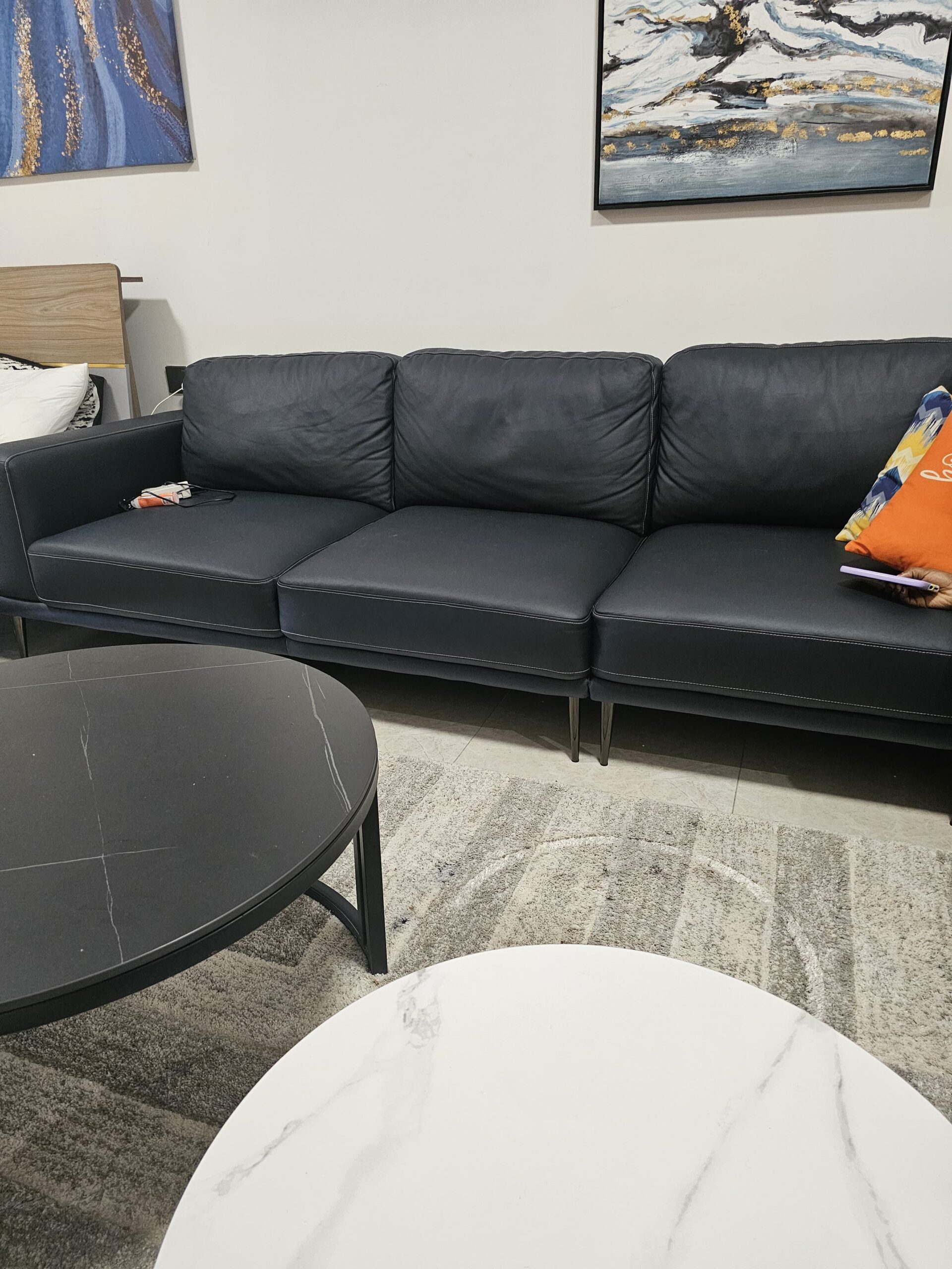 L-SHAPE LEATHER SOFA | Corido Marketplace