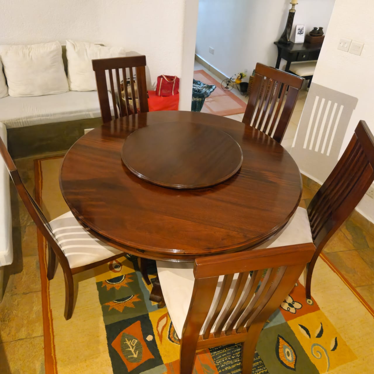 5 Seater Mahogany Dining Table