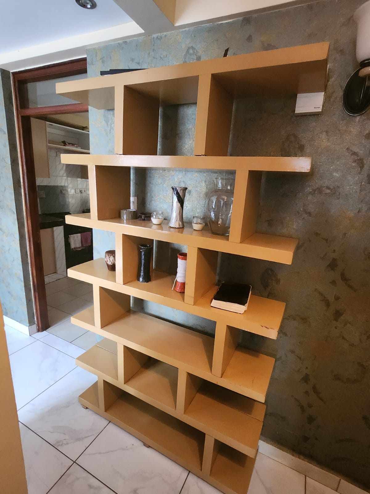 STYLISH YELLOW BOOKSHELF | Corido Marketplace
