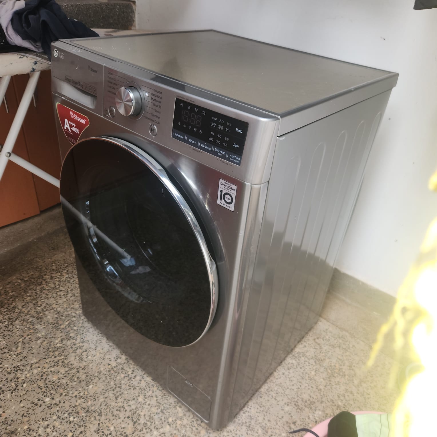 9Kg Lg Front Load Wash And Spin