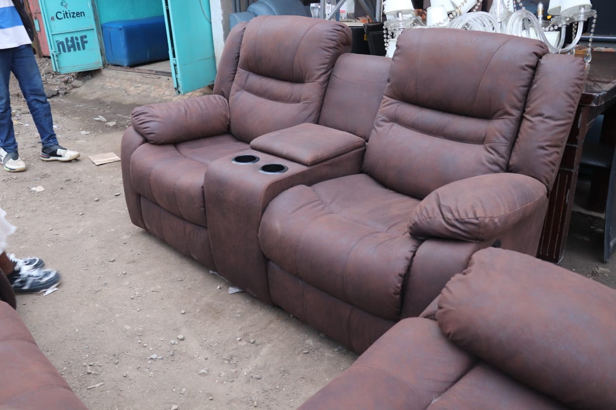 Clean 6-Seater Recliner Sofa Set