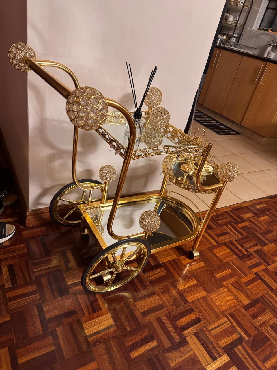 Gold-Coated Trolley