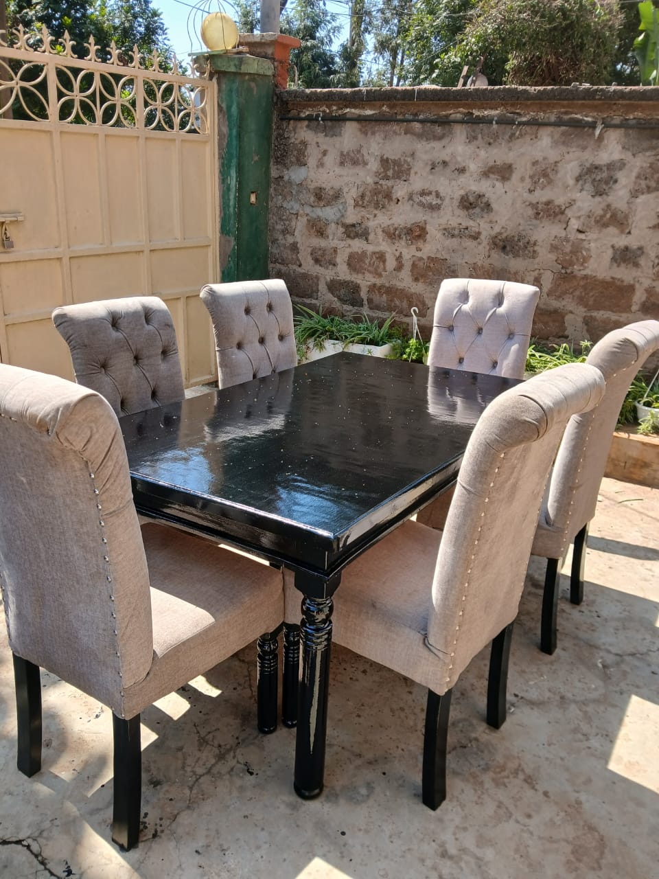 6-Seater Dining Table Set for Sale