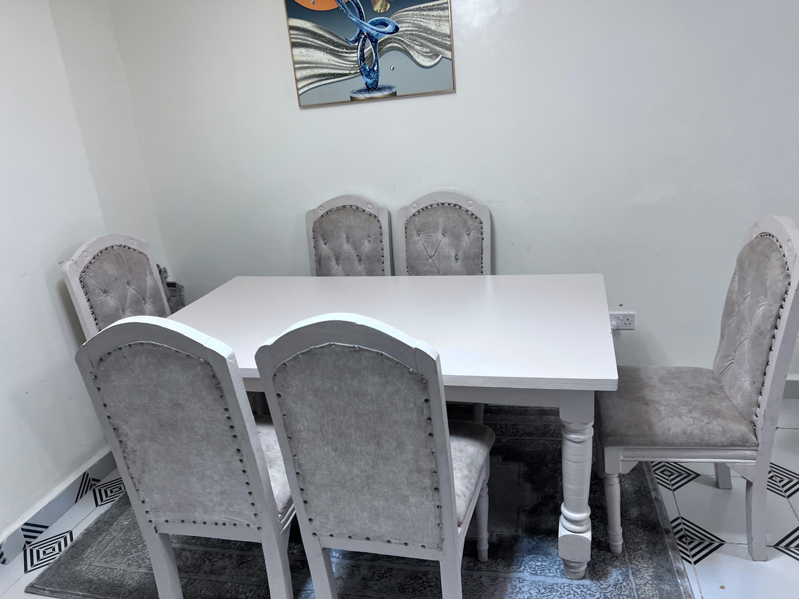 Elegant 6-Seater Dining Table Set