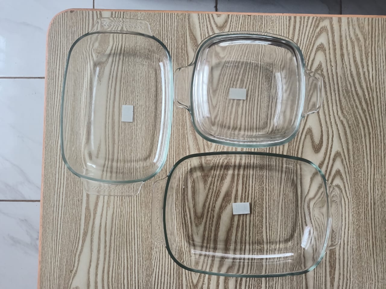 4 Pieces Glass Baking Dish Set