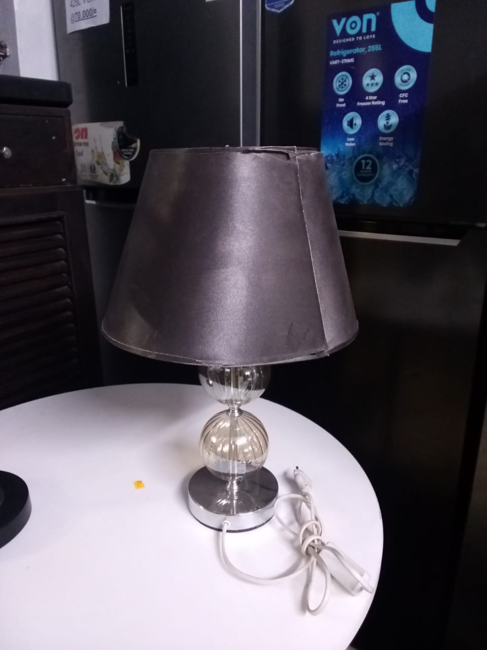 Elegant Table Lamp with Fabric Shade