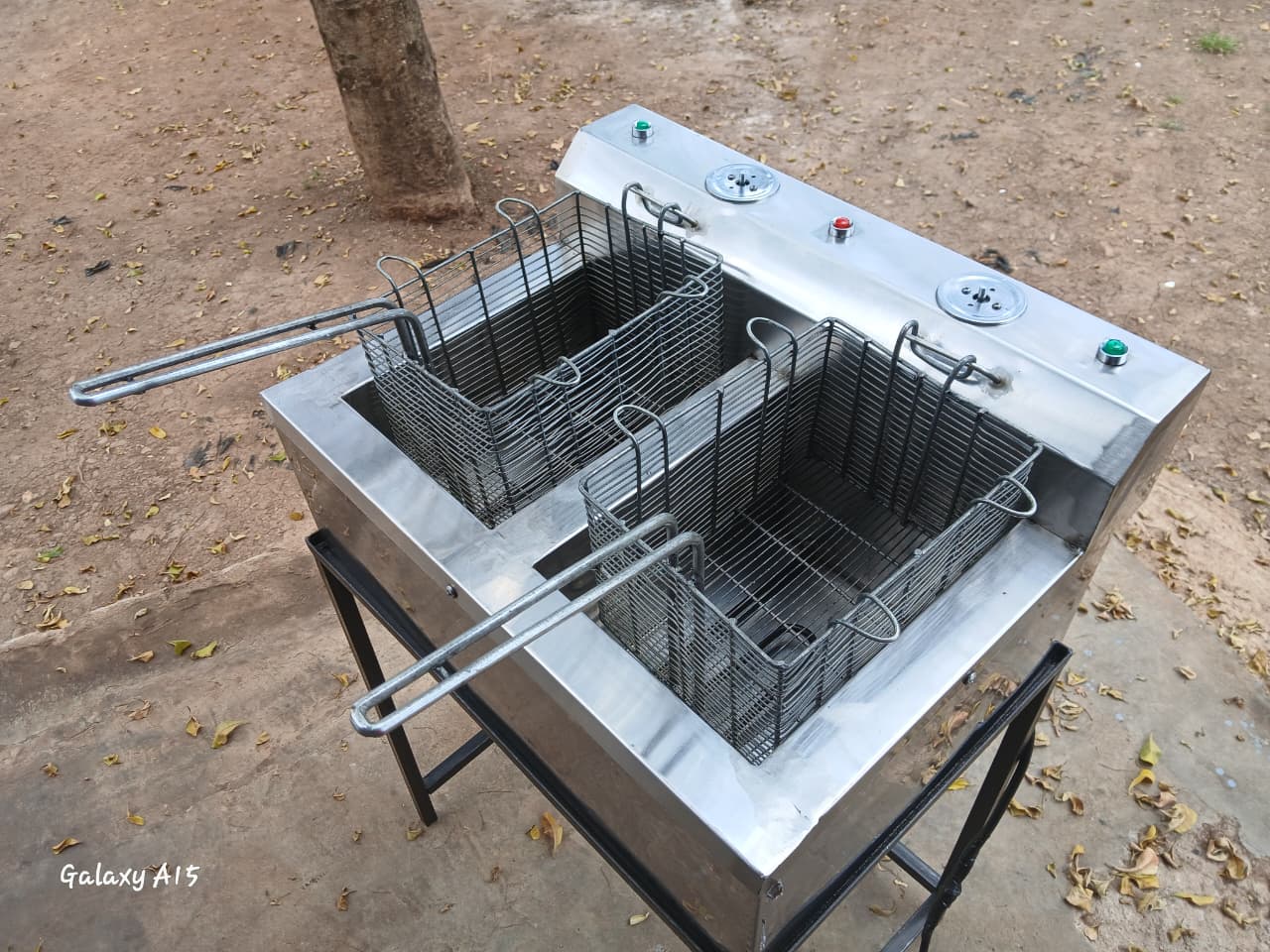 Heavy-Duty Commercial Double Deep Fryer 