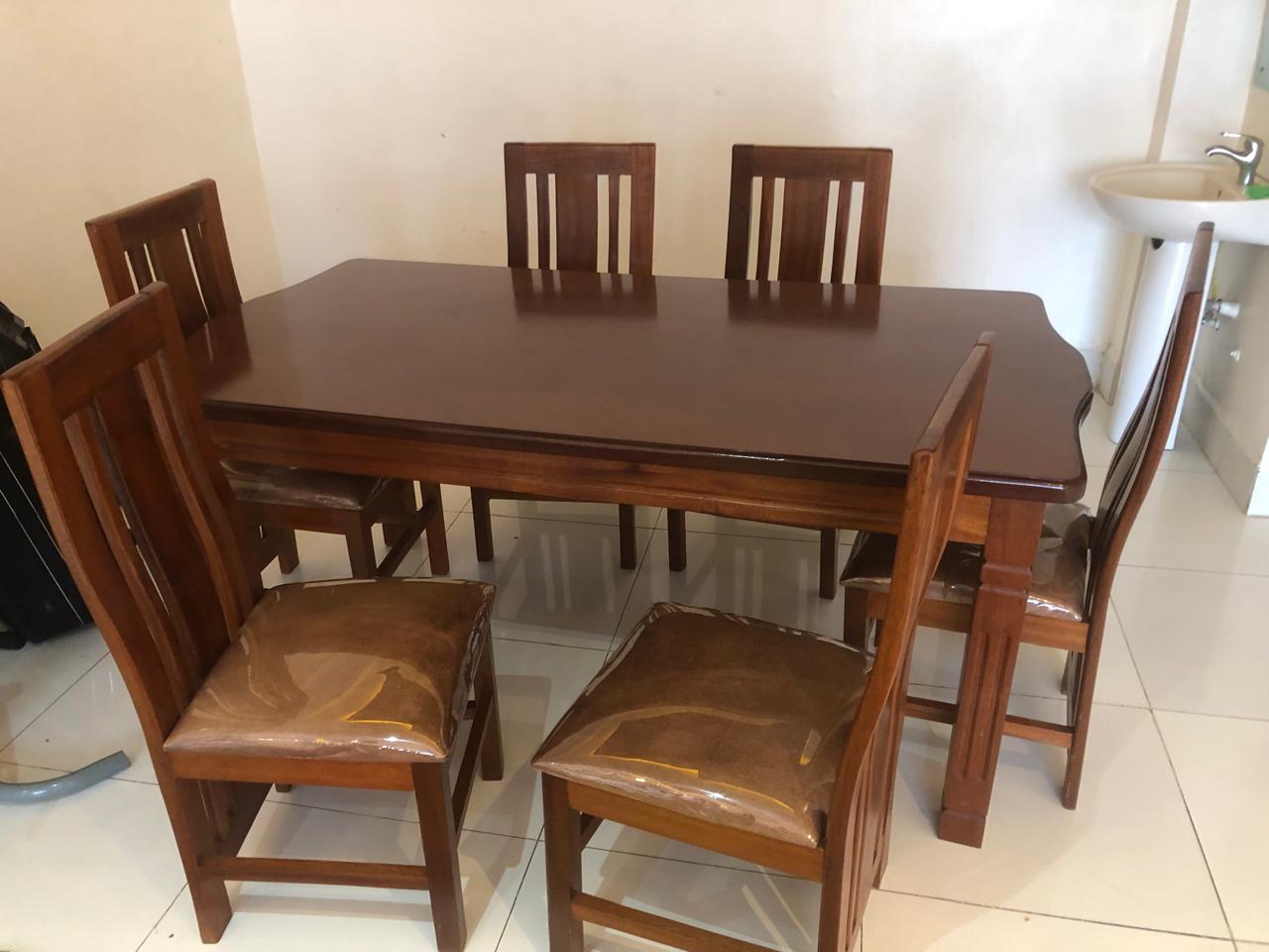 6 Seater Wooden Dining Table