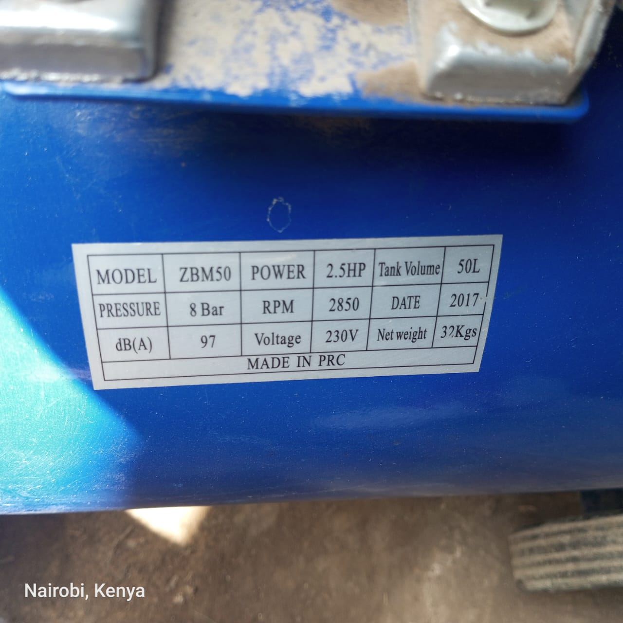 BLUE CRIKO PNEUMATIC COMPRESSOR