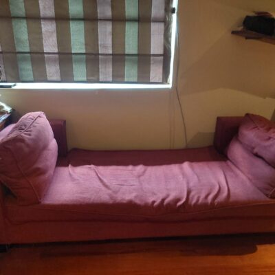 Elegant Burgundy Daybed On Sale