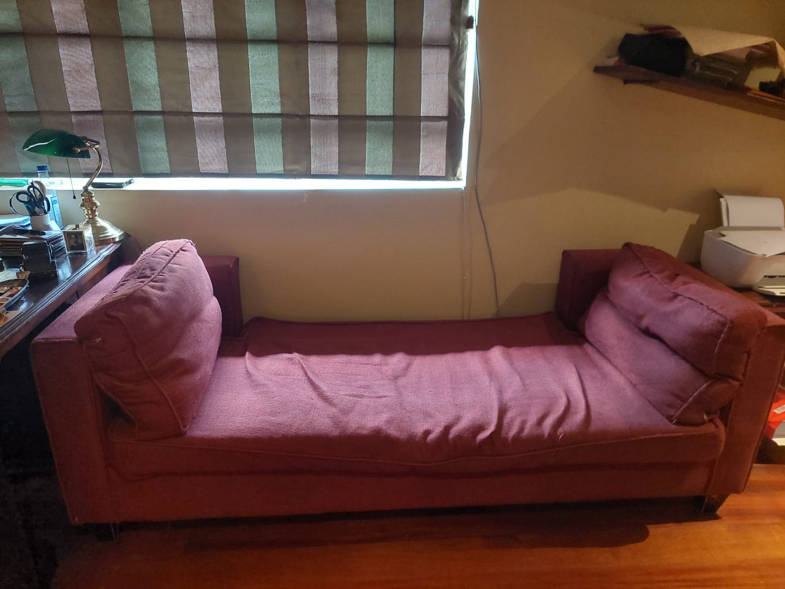 Elegant Burgundy Daybed On Sale