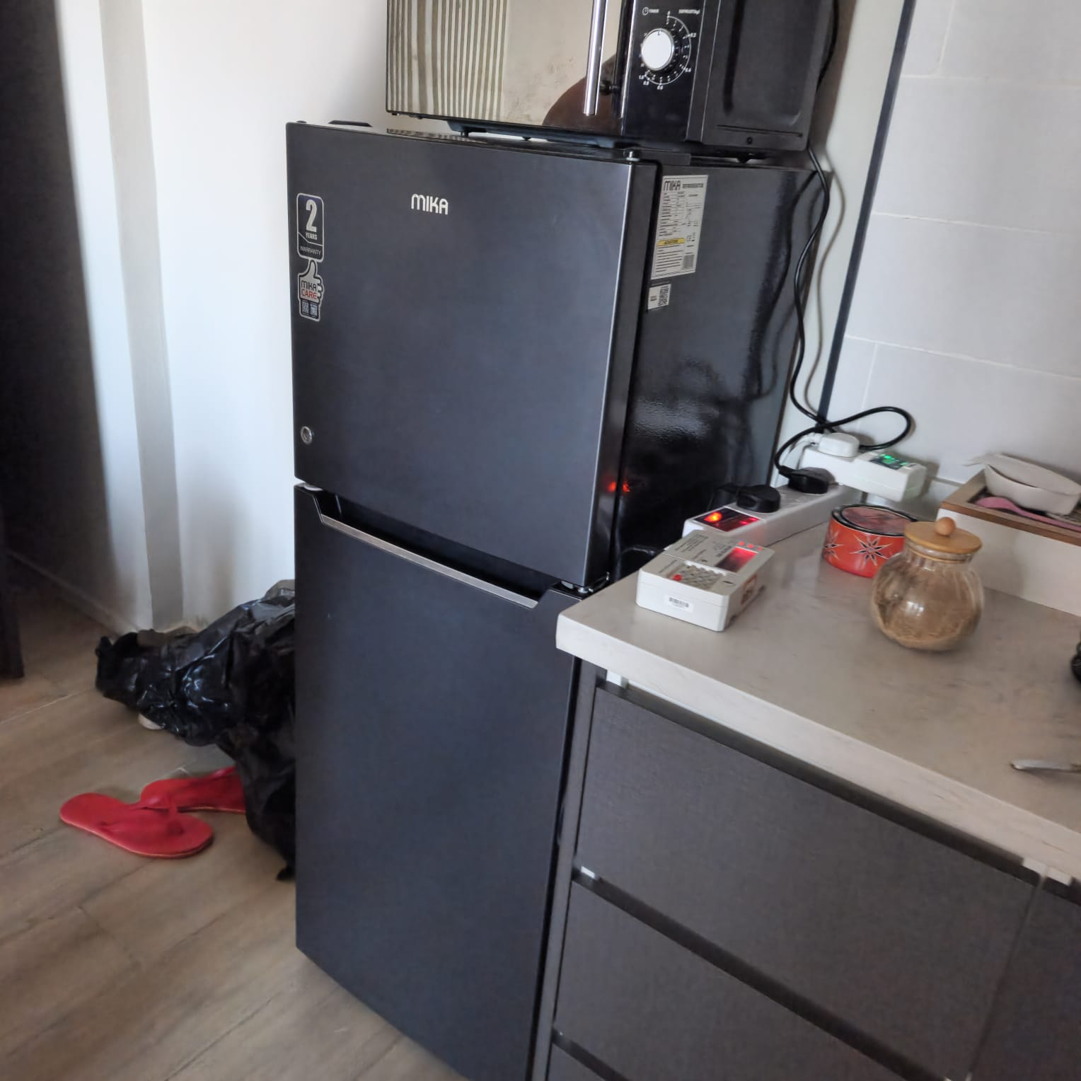 138L Double Door Mika Fridge