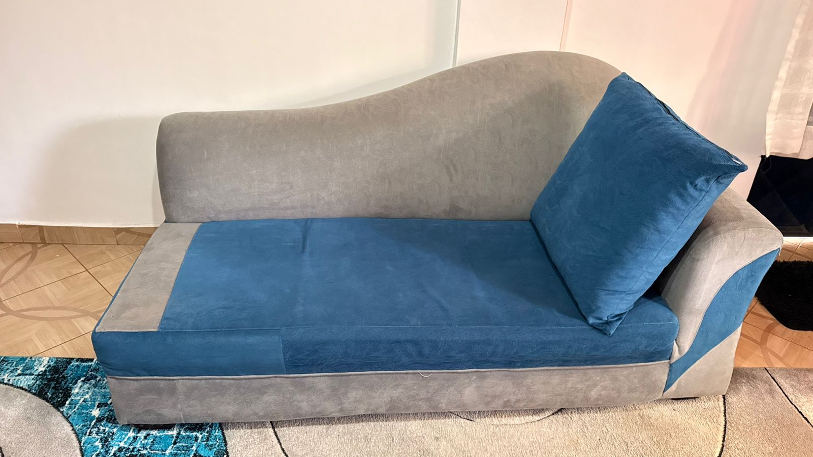 Grey And Blue Sofa Bed | Corido Marketplace