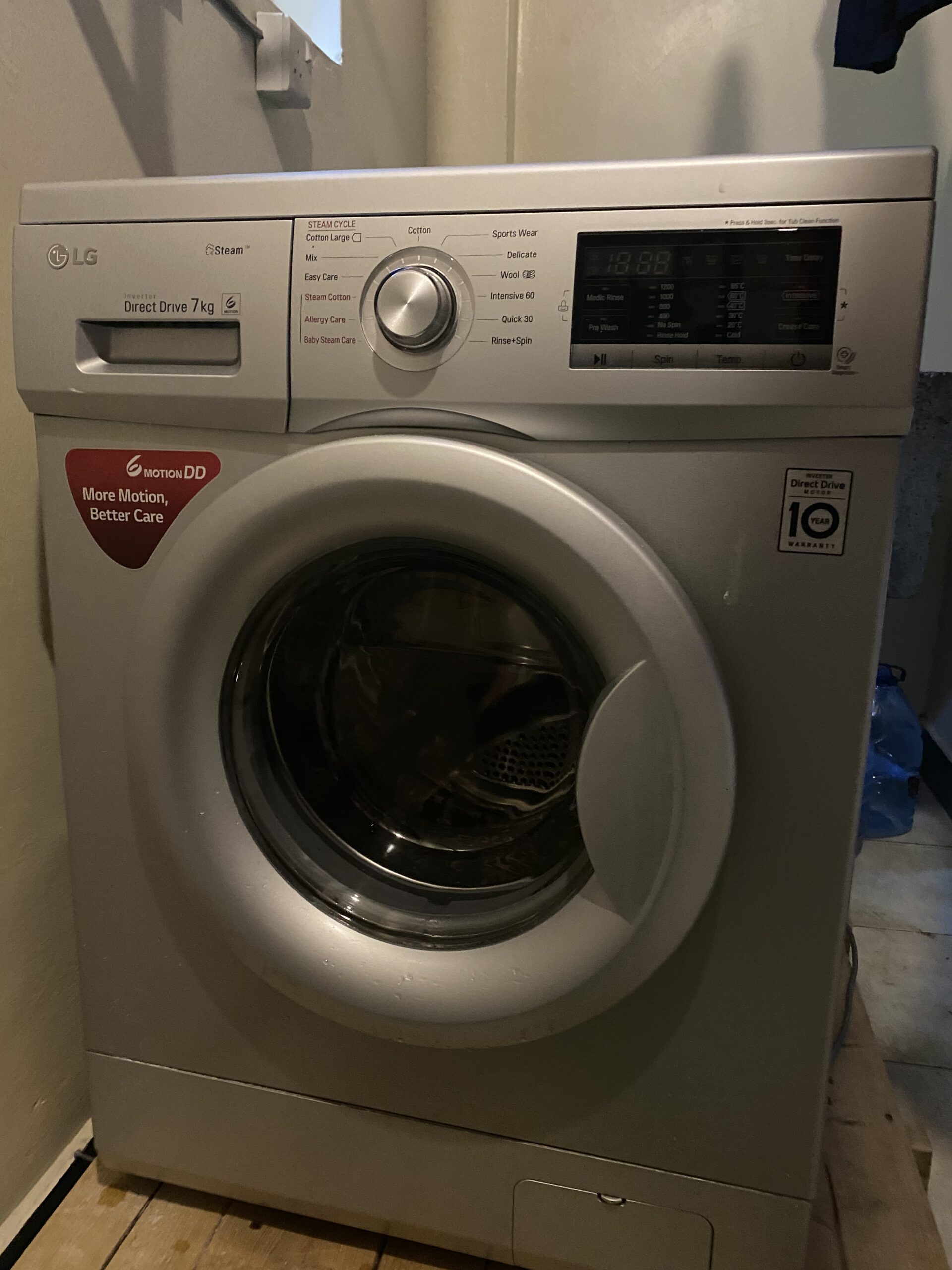 LG 7Kgs Washing Machine