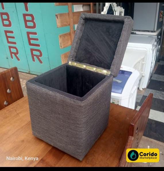 2 Elegant Storage Ottoman – Stylish & Functional