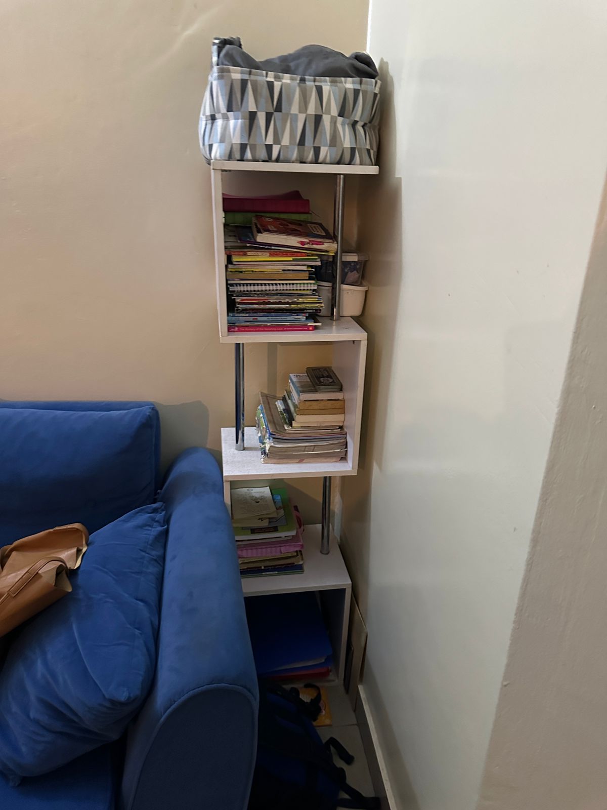 Modern Corner Bookshelf