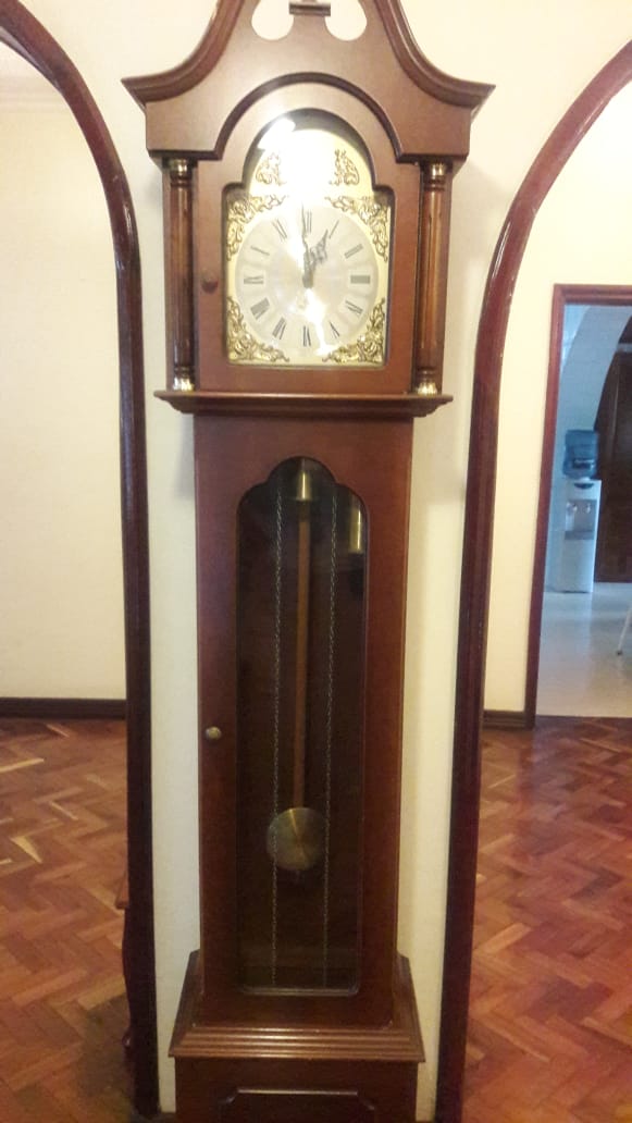 Antique Belgian Grandfather Clock 2 Antique Belgian Grandfather Clock
