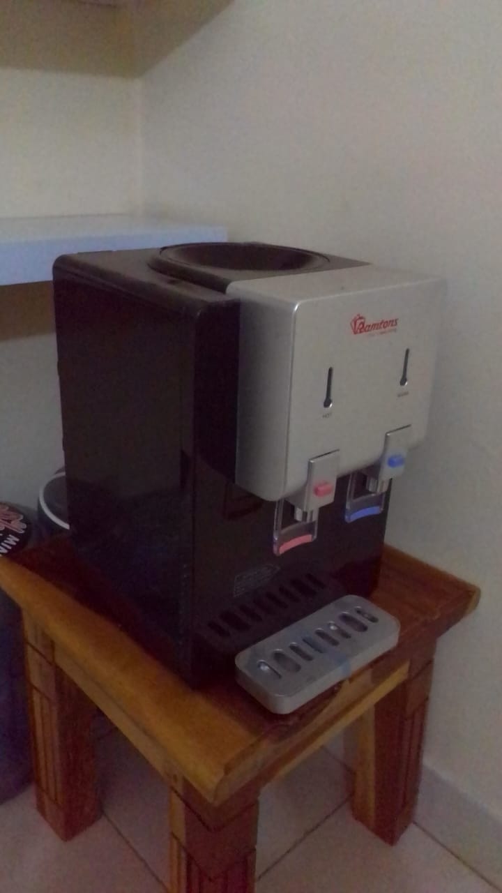 HOT & NORMAL TABLE TOP WATER DISPENSER – RM/596 2 HOT & NORMAL TABLE TOP WATER DISPENSER – RM/596