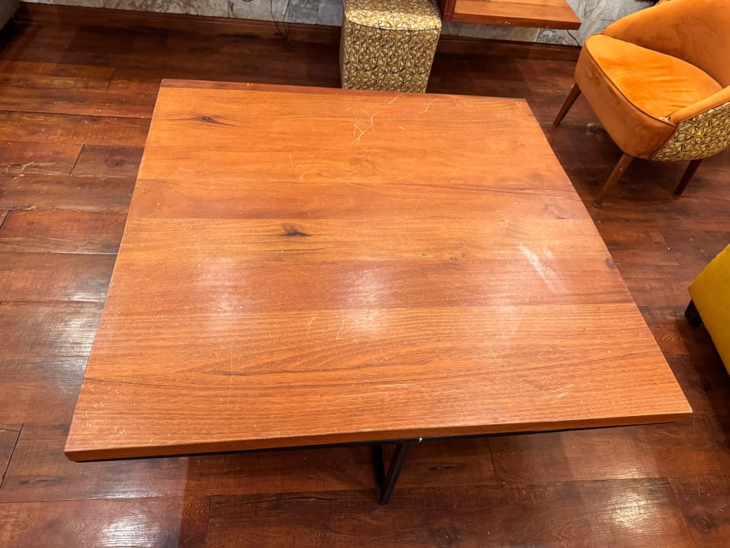 Square Wooden Coffee Table