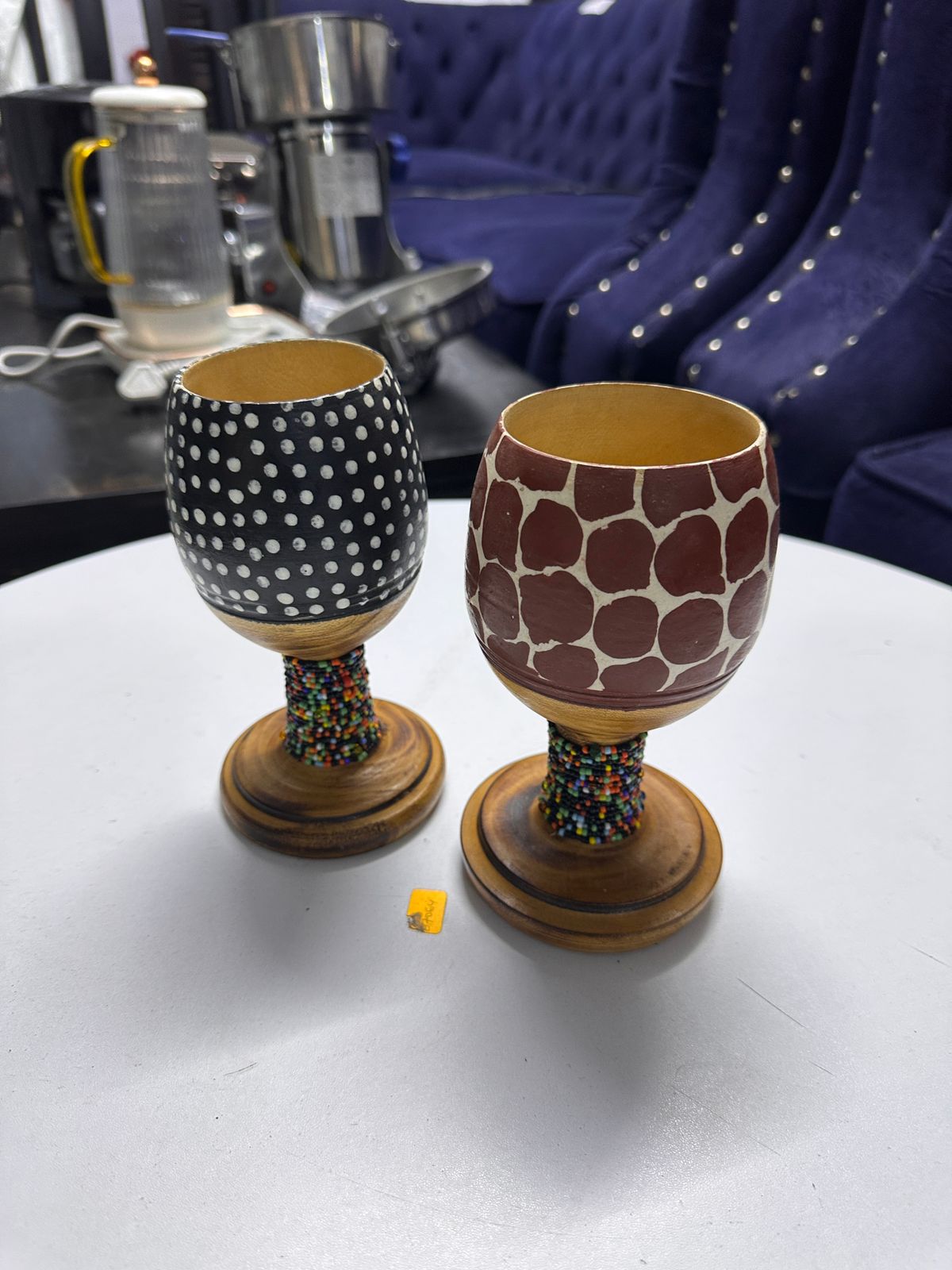 Handcrafted Wooden Wine Cups