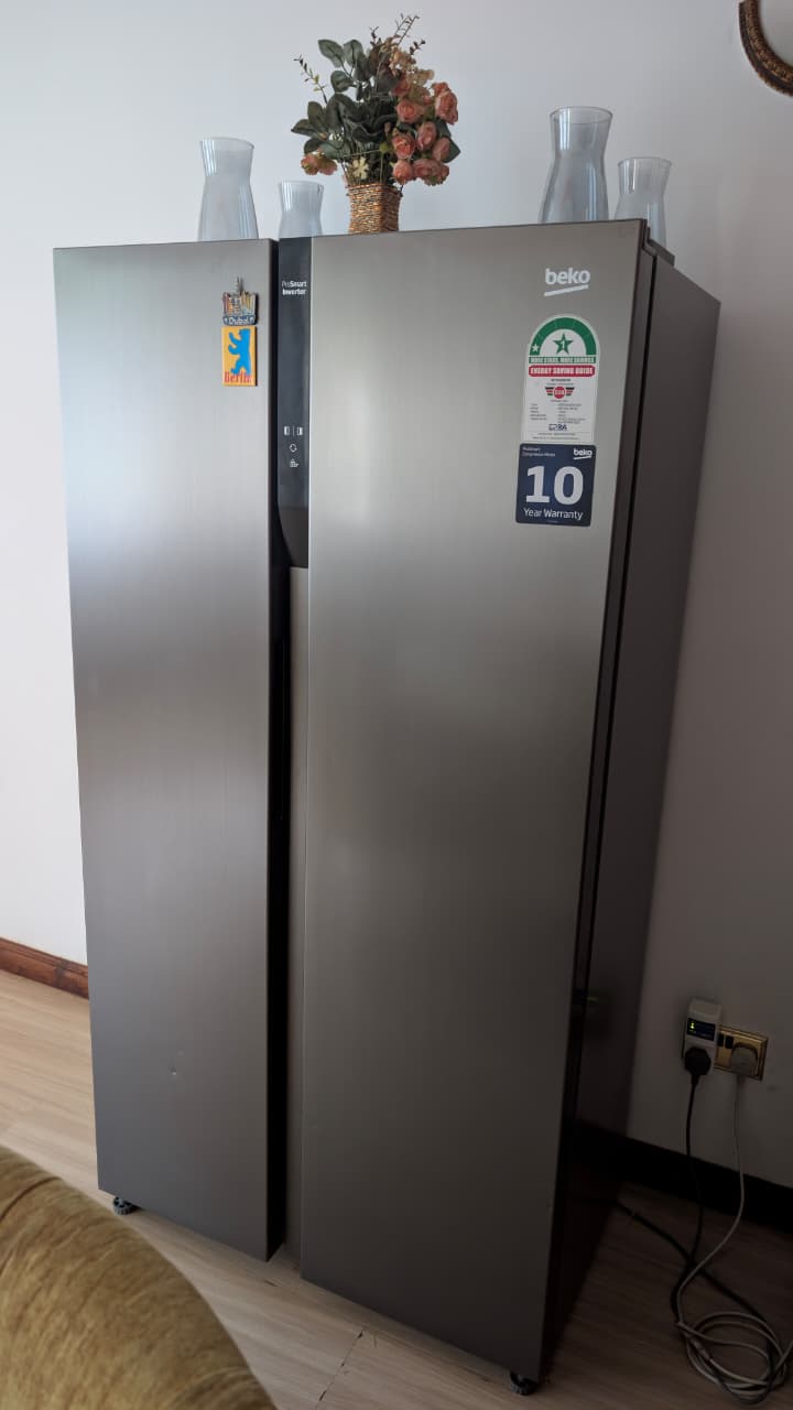 Beko 600L Side by Side Fridge 