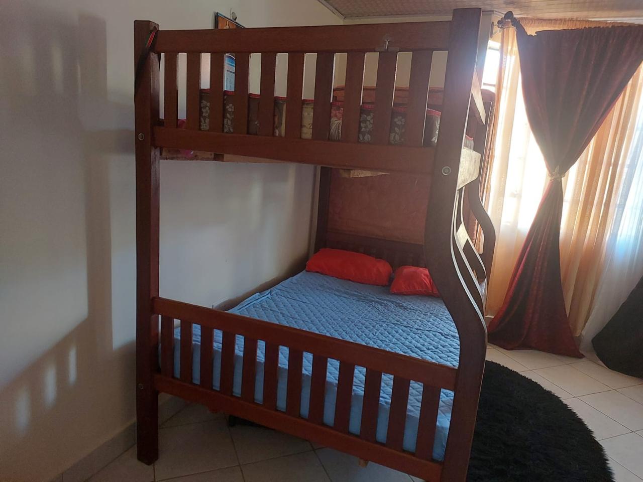 Stylish Wooden Double Decker Bed