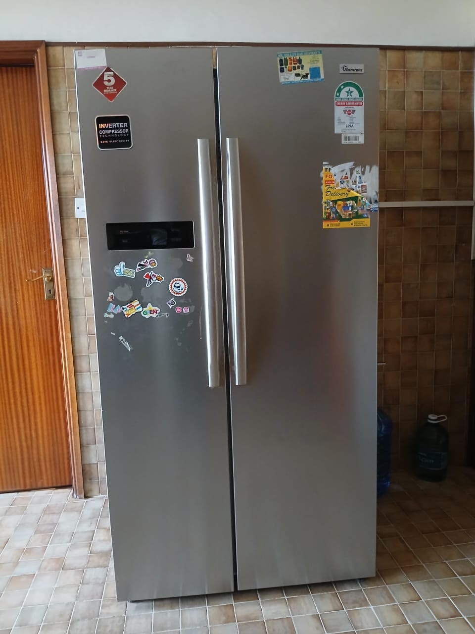 535L Ramtons Side By Side Fridge