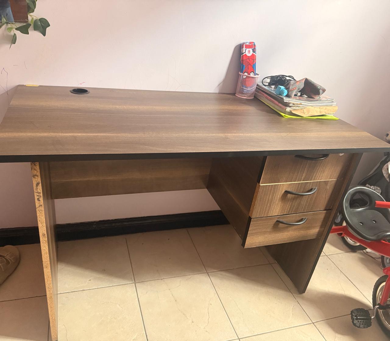 Walnut Brown Office Desk
