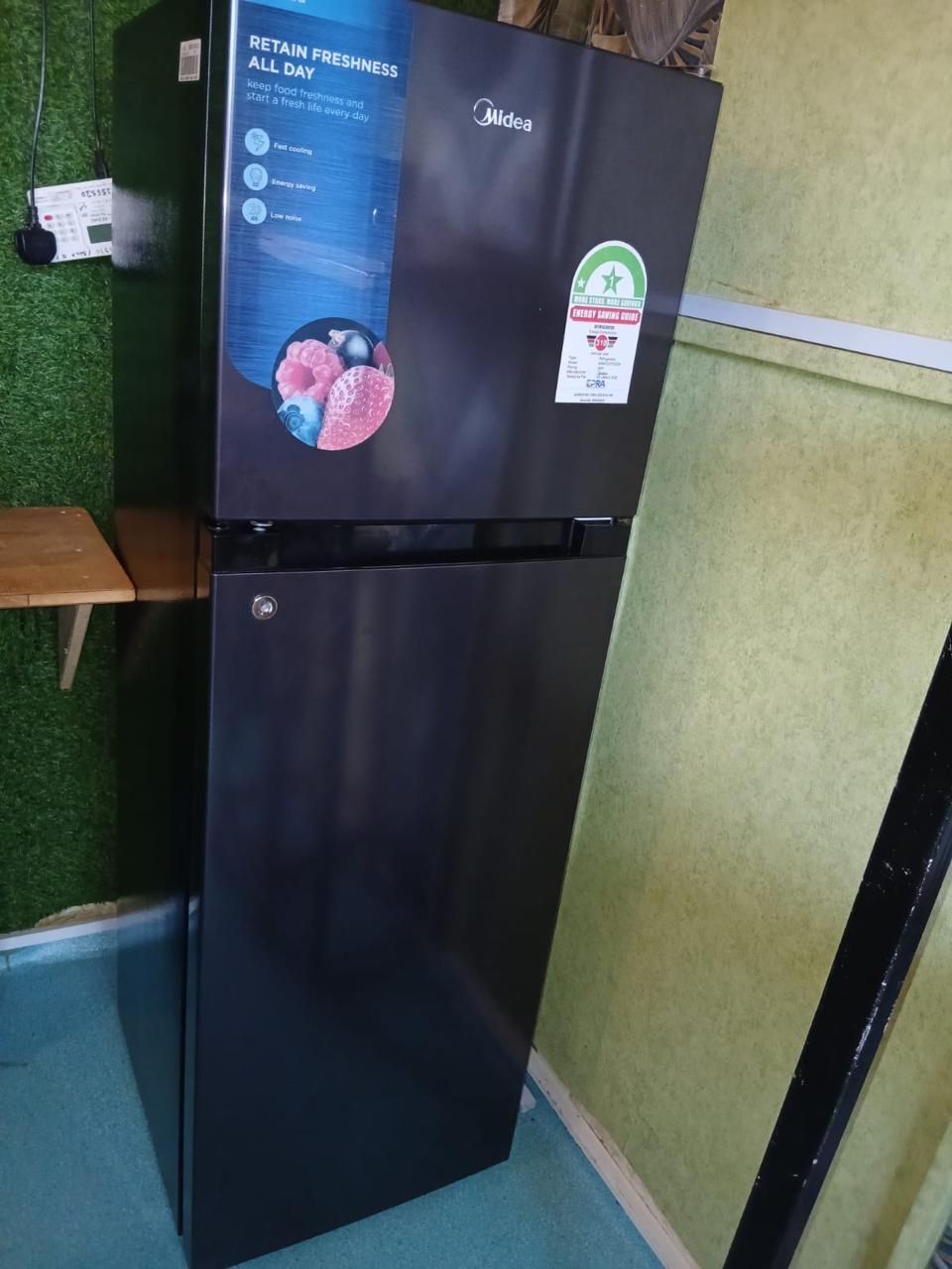 173L Midea Double Door Fridge