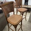 Rattan Wooden Bar Stools