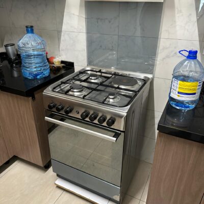 Ariston 4-Burner Cooker – 3 Gas + 1 Electric With Oven