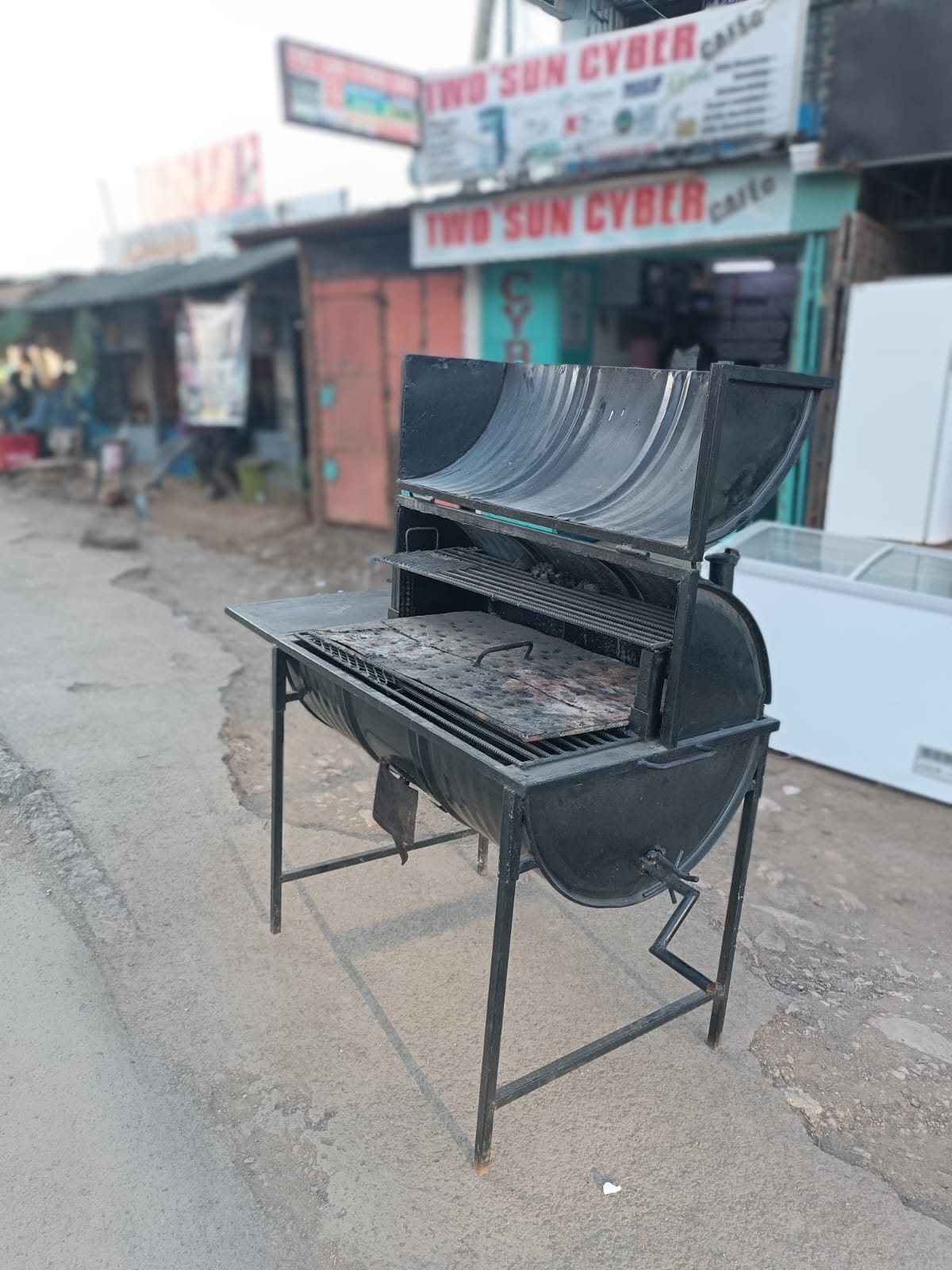 Charcoal Drum BBQ Grill