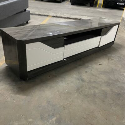Black and White tv stand