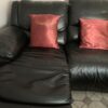 Italian Leather Sofa & Love Seat On Sale