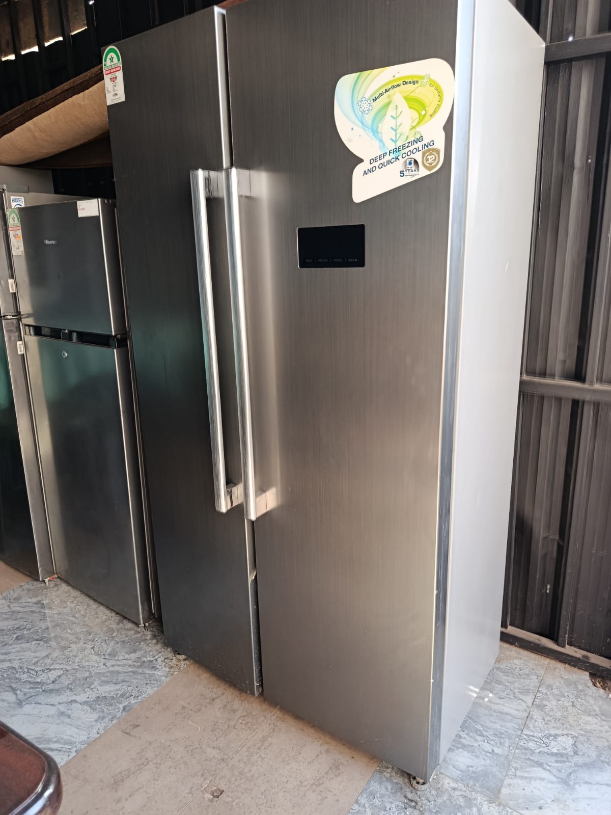 Bruhm 436L Side-by-Side No Frost Fridge On Quick Sale 2 Bruhm 436L Side-by-Side No Frost Fridge