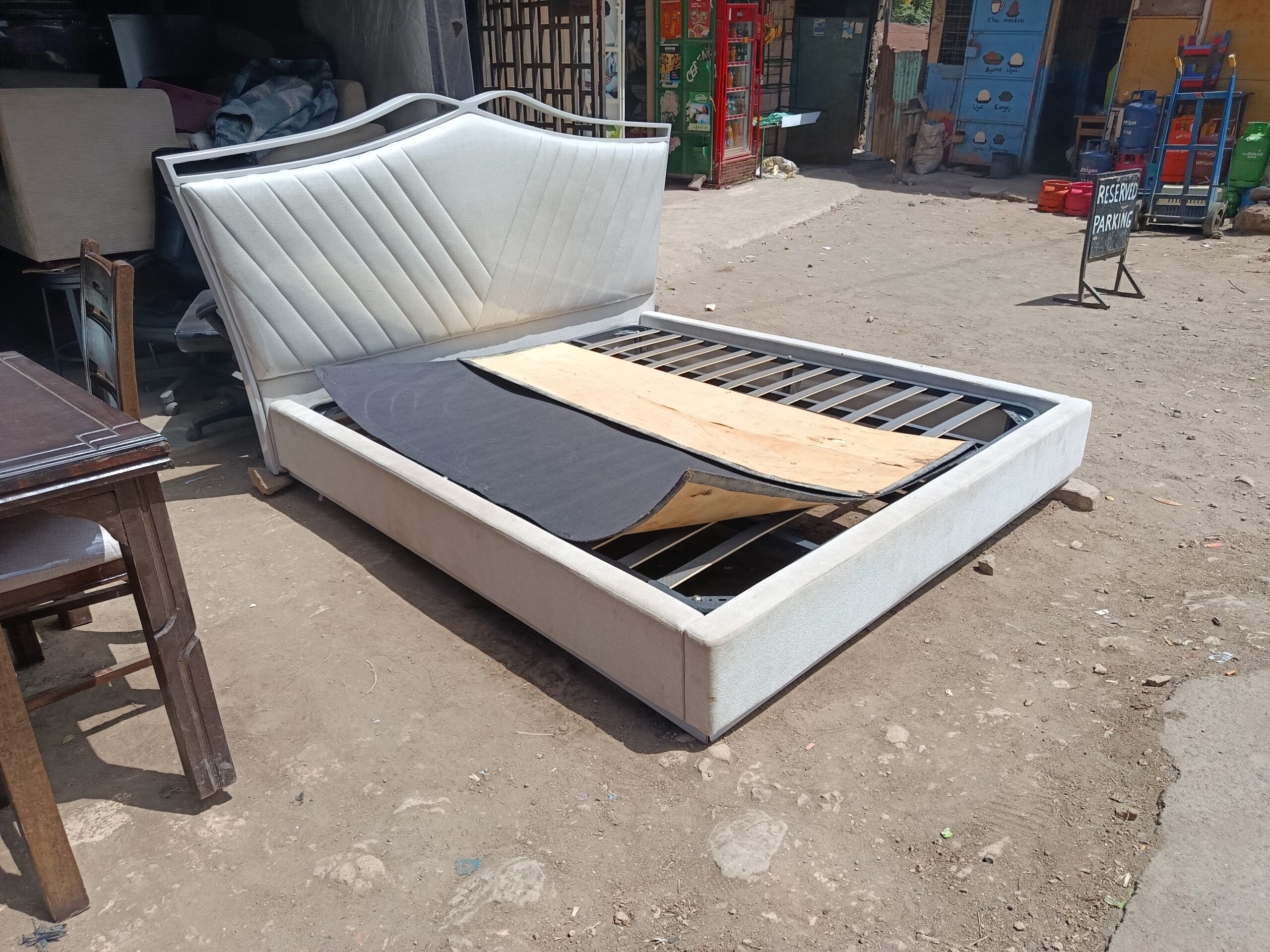 Ready to Use – Immedi Premium Imported King-Size Upholstered 6*6 Bed