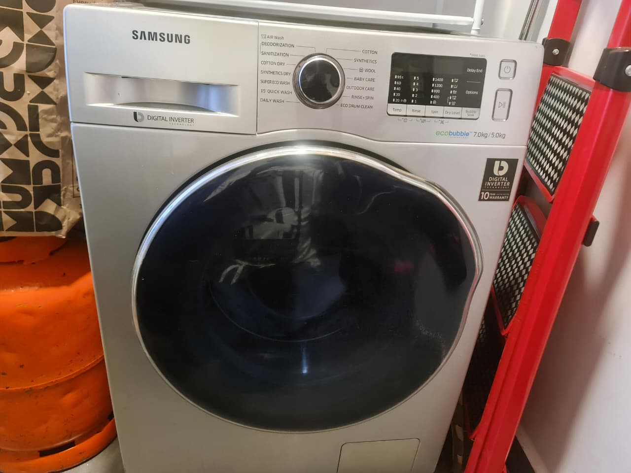 Samsung WD70J5410AS/NQ 7kg Wash / 5kg Dry Washer-Dryer