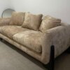 Stylish 3-Seater Velvet Sofa