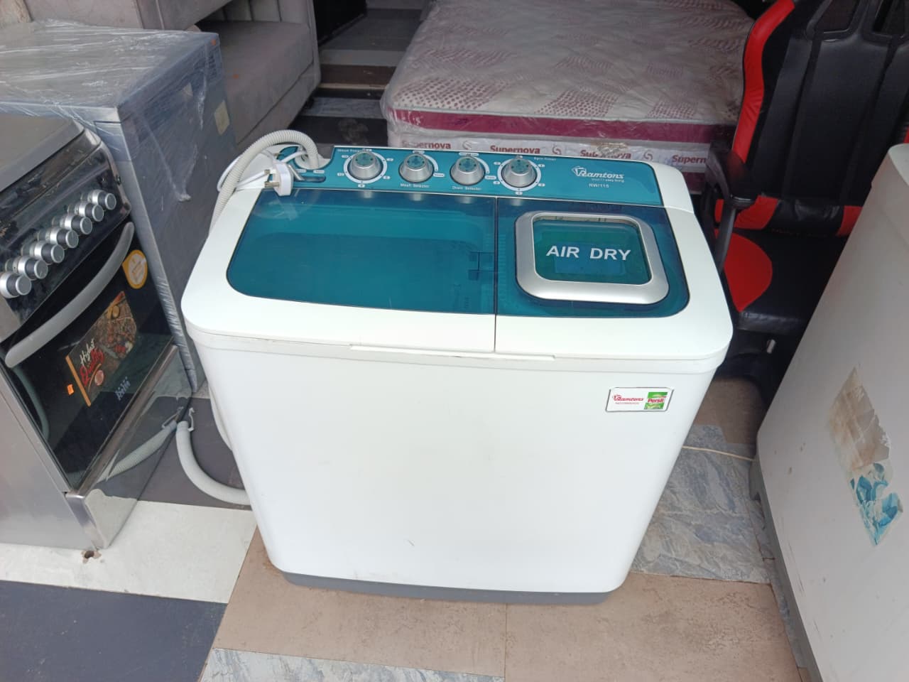 Ramtons 8/4.6Kg Twin Tub Washer RW/115