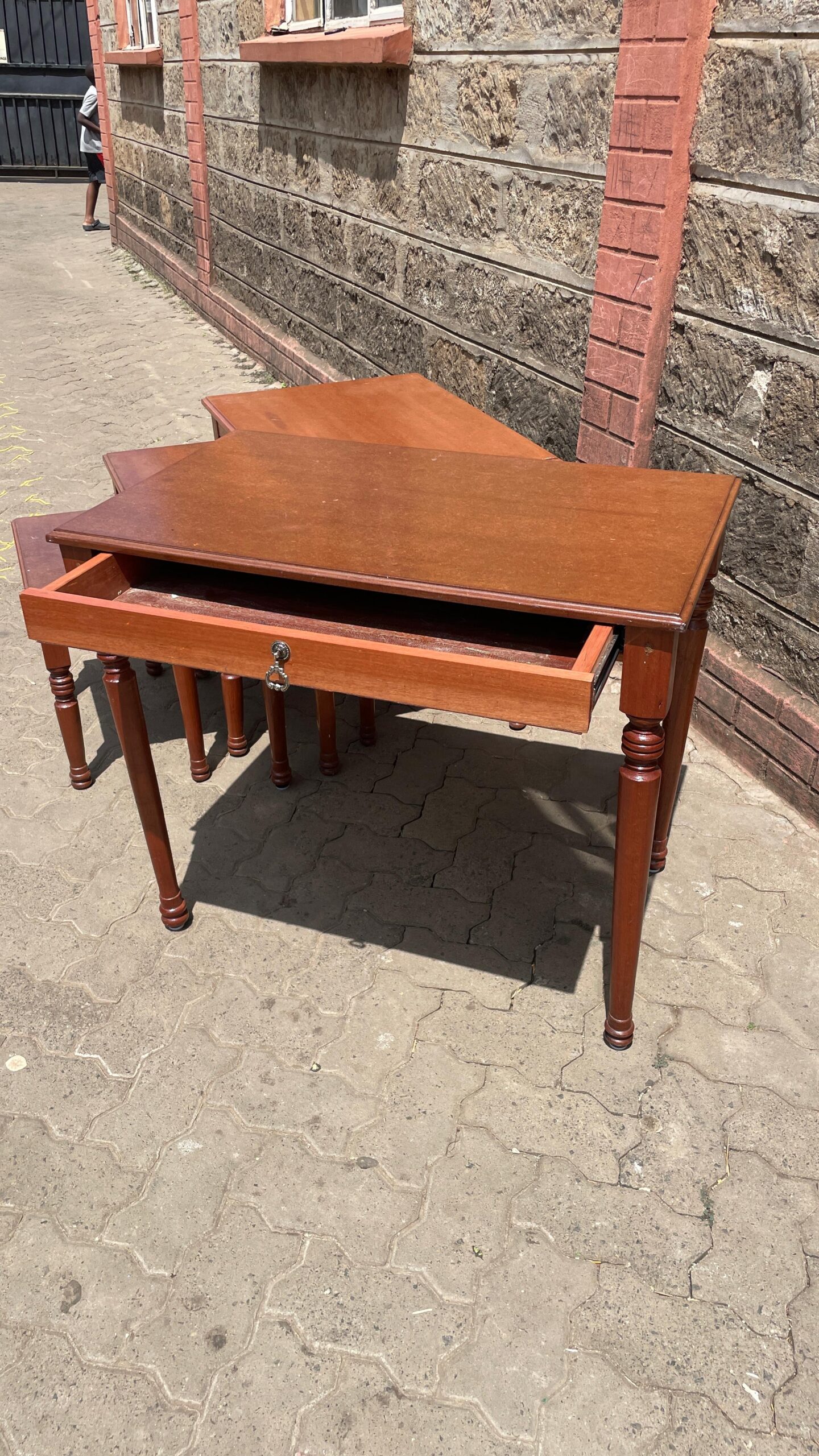 4 Piece Brown Nesting Table Set On Sale 1 4 Piece Brown Nesting Table Set