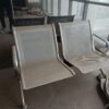 2-Seater Pure Metallic Waiting Bench