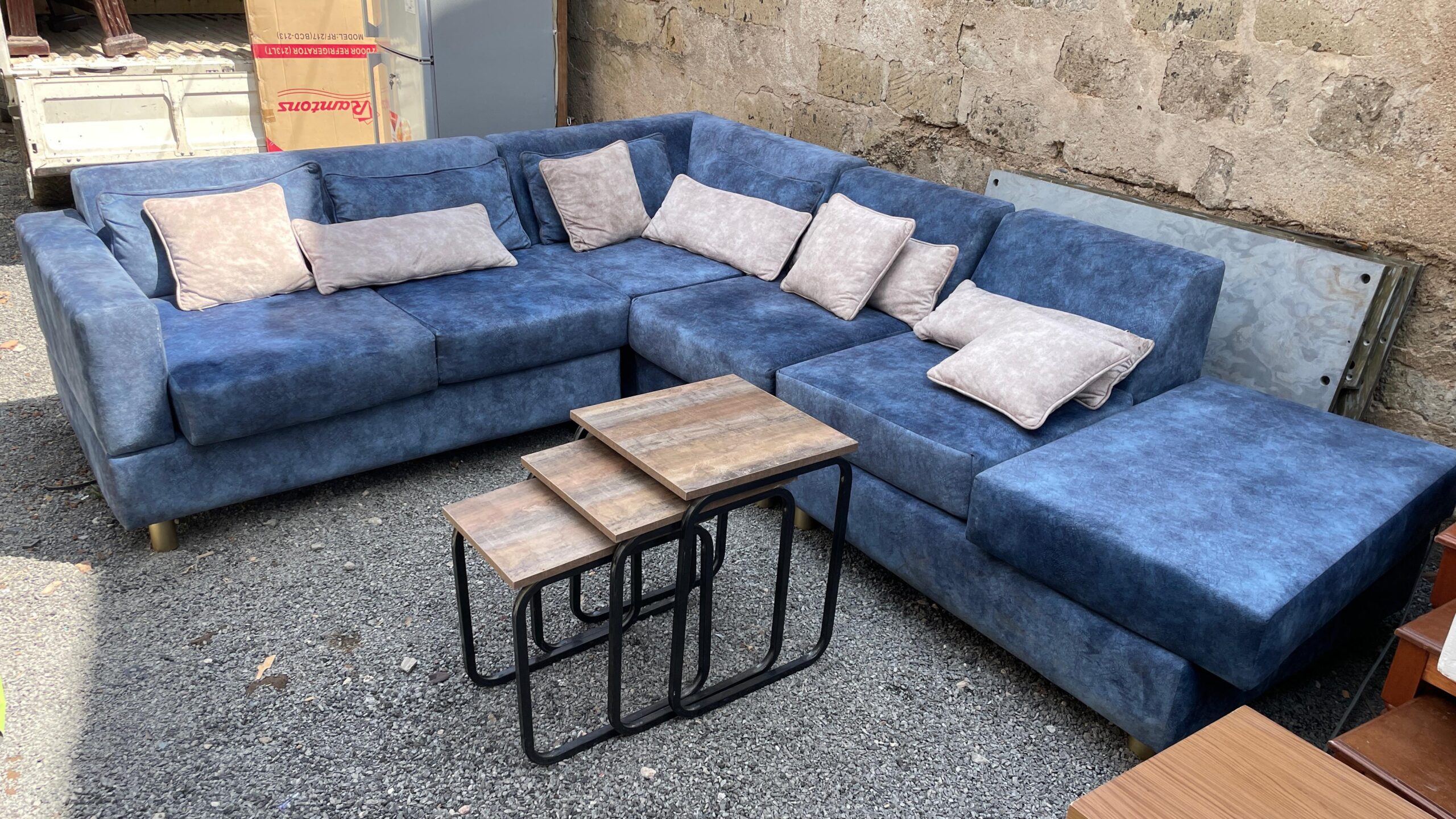 Modern Rectangular Stacking Stools