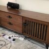 Wooden, Modern TV stand for sale