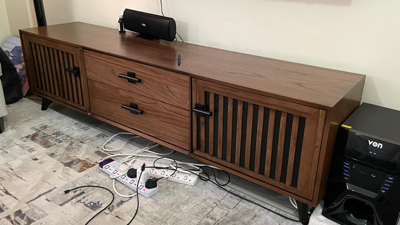 Wooden, Modern TV stand for sale 2 Modern TV stand for sale