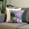 Vintage Floral Throw Pillowcase