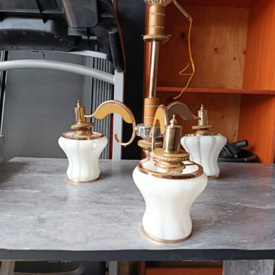 Vintage 3-Arm Chandelier