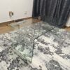 Modern Waterfall Design Glass Coffee Table On Sale
