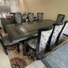 Bespoke 8-Seater Pure Granite Dining Suite & Matching Console
